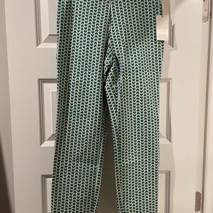 a new day Green and White Patterned Pants